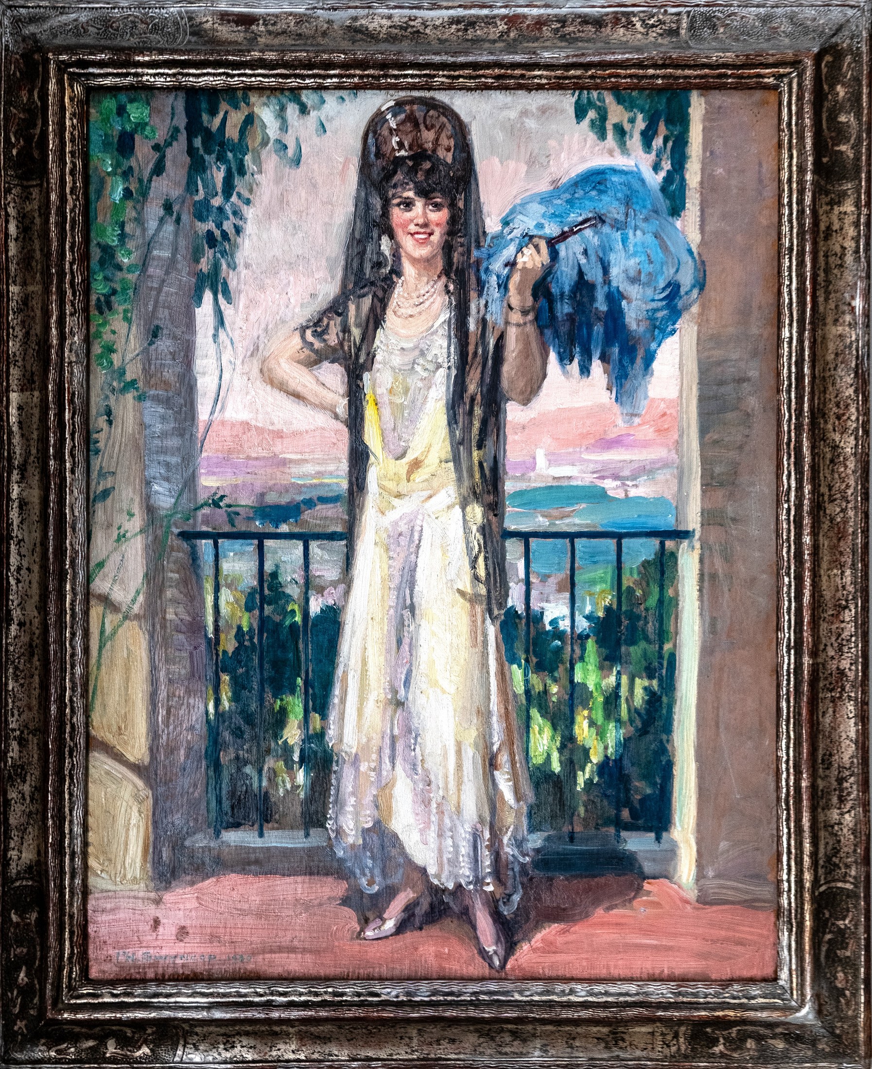 Spanish Woman with Mantilla